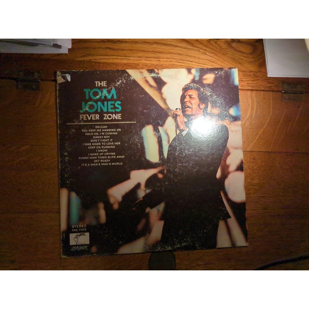 Tom Jones “The Fever Zone” Vinyl LP Parrot Records 1968 Album